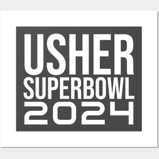 Usher Superbowl 2024 Posters and Art